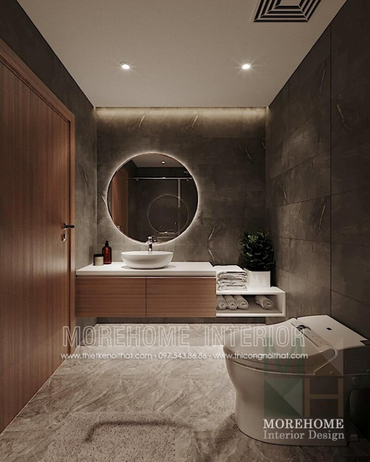 Ngắm nhìn mẫu đá ốp lavabo đẹp hoàn hảo và tinh tế cho không gian phòng tắm của gia đình
